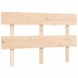 vidaXL Giroletto con Testiera Small Double in Legno Massello