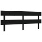 vidaXL Giroletto con Testiera Nero 6FT Super King in Legno Massello