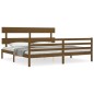 vidaXL Giroletto senza Materasso Ambra 200x200 Legno Massello vidaXL Giroletto senza Materasso Ambra 200x200 Legno Massello