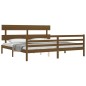 vidaXL Giroletto senza Materasso Ambra 200x200 Legno Massello vidaXL Giroletto senza Materasso Ambra 200x200 Legno Massello