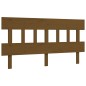 vidaXL Giroletto con Testiera Miele 5FT King Size in Legno Massello vidaXL Giroletto con Testiera Miele 5FT King Size in Legno Massello