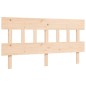 vidaXL Giroletto con Testiera 160x200 cm in Legno Massello vidaXL Giroletto con Testiera 160x200 cm in Legno Massello
