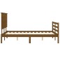 vidaXL Giroletto con Testiera Miele 4FT Small Double in Legno Massello