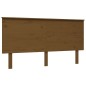 vidaXL Giroletto con Testiera Miele 5FT King Size in Legno Massello vidaXL Giroletto con Testiera Miele 5FT King Size in Legno Massello