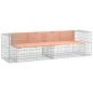 vidaXL Panca Giardino Design Gabbione 244x71x65,5 cm Massello Douglas vidaXL Panca Giardino Design Gabbione 244x71x65,5 cm Massello Douglas
