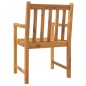vidaXL Sedie da Giardino 4 pz 56x55,5x90 cm Legno Massello di Acacia