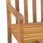 vidaXL Sedie da Giardino 4 pz 56x55,5x90 cm Legno Massello di Acacia