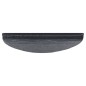 vidaXL Tappeti Adesivi per Scale 15 pz 56x17x3 cm Grigi