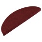 vidaXL Tappeti Adesivi per Scale 15 pz 56x17x3 cm Rossi vidaXL Tappeti Adesivi per Scale 15 pz 56x17x3 cm Rossi