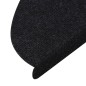 vidaXL Tappeti Adesivi per Scale 15 pz 56x17x3 cm Nero vidaXL Tappeti Adesivi per Scale 15 pz 56x17x3 cm Nero