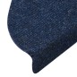 vidaXL Tappetini Autoadesivi per Scale 15 pz 65x22,5x3,5 cm Blu vidaXL Tappetini Autoadesivi per Scale 15 pz 65x22,5x3,5 cm Blu