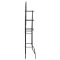 Scaffale da Bagno 60x33x174 cm Nero Scaffale da Bagno 60x33x174 cm Nero