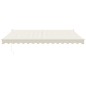 vidaXL Tenda da Sole Retrattile Crema 4,5x3 m in Tessuto e Alluminio vidaXL Tenda da Sole Retrattile Crema 4,5x3 m in Tessuto e Alluminio