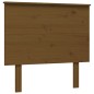 vidaXL Giroletto con Testiera Miele 100x200 cm in Legno Massello