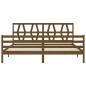 vidaXL Giroletto con Testiera Miele 6FT Super King in Legno Massello vidaXL Giroletto con Testiera Miele 6FT Super King in Legno Massello