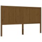 vidaXL Giroletto con Testiera Miele 5FT King Size in Legno Massello vidaXL Giroletto con Testiera Miele 5FT King Size in Legno Massello