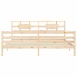 vidaXL Giroletto con Testiera 200x200 cm in Legno Massello vidaXL Giroletto con Testiera 200x200 cm in Legno Massello
