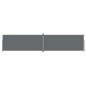 Tenda da Sole Laterale Retrattile Antracite 220x1000 cm Tenda da Sole Laterale Retrattile Antracite 220x1000 cm