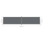 Tenda da Sole Laterale Retrattile Antracite 220x1000 cm Tenda da Sole Laterale Retrattile Antracite 220x1000 cm