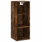 vidaXL Credenza Rovere Fumo 34,5x34x180 cm in Legno Multistrato vidaXL Credenza Rovere Fumo 34,5x34x180 cm in Legno Multistrato