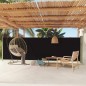 Tenda da Sole Laterale Retrattile per Patio 160x600 cm Nera Tenda da Sole Laterale Retrattile per Patio 160x600 cm Nera