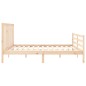 vidaXL Giroletto senza Materasso 200x200 cm in Legno Massello di Pino vidaXL Giroletto senza Materasso 200x200 cm in Legno Massello di Pino