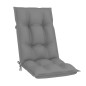 vidaXL Sedie Giardino Reclinabili 8pz Cuscini Massello Acacia Grigio vidaXL Sedie Giardino Reclinabili 8pz Cuscini Massello Acacia Grigio