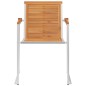 vidaXL Sedie da Giardino con Cuscini 6 pz in Legno Massello di Acacia vidaXL Sedie da Giardino con Cuscini 6 pz in Legno Massello di Acacia