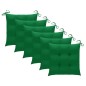 vidaXL Sedie da Giardino con Cuscini 6 pz in Legno Massello di Acacia vidaXL Sedie da Giardino con Cuscini 6 pz in Legno Massello di Acacia