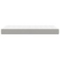 Materasso a Molle Insacchettate Grigio Chiaro 90x200x20 cm Materasso a Molle Insacchettate Grigio Chiaro 90x200x20 cm