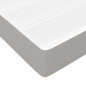 Materasso a Molle Insacchettate Grigio Chiaro 90x200x20 cm Materasso a Molle Insacchettate Grigio Chiaro 90x200x20 cm