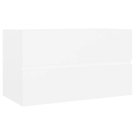 Mobile Sottolavabo Bianco 80x38,5x45 cm in Truciolato