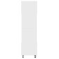 Armadio per Microonde Bianco 60x57x207 cm in Legno Multistrato Armadio per Microonde Bianco 60x57x207 cm in Legno Multistrato