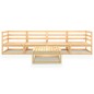 vidaXL Set Divani da Giardino 5 pz in Legno Massello di Pino