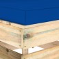 vidaXL Divano da Giardino 4 Posti con Cuscini Legno Impregnato Verde vidaXL Divano da Giardino 4 Posti con Cuscini Legno Impregnato Verde