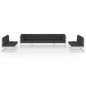 vidaXL Set Divani da Giardino 8 pz con Cuscini Legno Massello Pino vidaXL Set Divani da Giardino 8 pz con Cuscini Legno Massello Pino