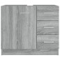 Mobile Lavabo Grigio Sonoma 63x30x54 cm in Legno Multistrato Mobile Lavabo Grigio Sonoma 63x30x54 cm in Legno Multistrato
