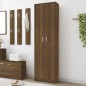 Armadio Corridoio Rovere Marrone 55x25x189 cm Legno Multistrato Armadio Corridoio Rovere Marrone 55x25x189 cm Legno Multistrato