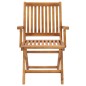 vidaXL Sedie da Giardino Pieghevoli con Cuscini 4 pz Massello di Teak vidaXL Sedie da Giardino Pieghevoli con Cuscini 4 pz Massello di Teak
