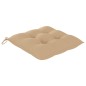 vidaXL Sedie da Giardino Pieghevoli con Cuscini 4 pz Massello di Teak vidaXL Sedie da Giardino Pieghevoli con Cuscini 4 pz Massello di Teak