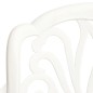 vidaXL Set da Bistrot 3 pz in Alluminio Pressofuso Bianco vidaXL Set da Bistrot 3 pz in Alluminio Pressofuso Bianco