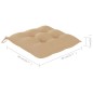vidaXL Sedie da Giardino Impilabili con Cuscini 4 pz Massello di Teak vidaXL Sedie da Giardino Impilabili con Cuscini 4 pz Massello di Teak