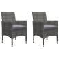 vidaXL Set Mobili da Pranzo per Giardino 3 pz Grigio vidaXL Set Mobili da Pranzo per Giardino 3 pz Grigio