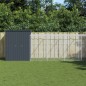 vidaXL Pollaio con Area Corsa Antracite 165x1271x181cm Acciaio Zincato vidaXL Pollaio con Area Corsa Antracite 165x1271x181cm Acciaio Zincato