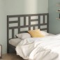Testiera per Letto Grigia 146x4x104cm in Legno Massello di Pino Testiera per Letto Grigia 146x4x104cm in Legno Massello di Pino
