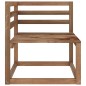 vidaXL Set Salotto da Giardino 8pz in Legno di Pino Impregnato Marrone