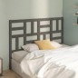 Testiera per Letto Grigia 146x4x104cm in Legno Massello di Pino Testiera per Letto Grigia 146x4x104cm in Legno Massello di Pino