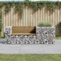 vidaXL Panca da Giardino con Cesto Gabbione Legno Impregnato di Pino vidaXL Panca da Giardino con Cesto Gabbione Legno Impregnato di Pino
