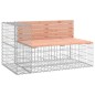 vidaXL Panca Giardino Design Gabbione 347x71x65,5 cm Massello Douglas vidaXL Panca Giardino Design Gabbione 347x71x65,5 cm Massello Douglas