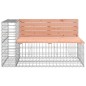 vidaXL Panca Giardino Design Gabbione 347x71x65,5 cm Massello Douglas vidaXL Panca Giardino Design Gabbione 347x71x65,5 cm Massello Douglas